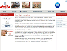 Tablet Screenshot of hotelsinghs.com